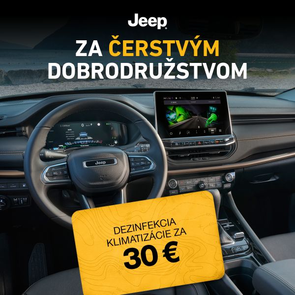 JEEP - Dezinfekcia klimatizácie