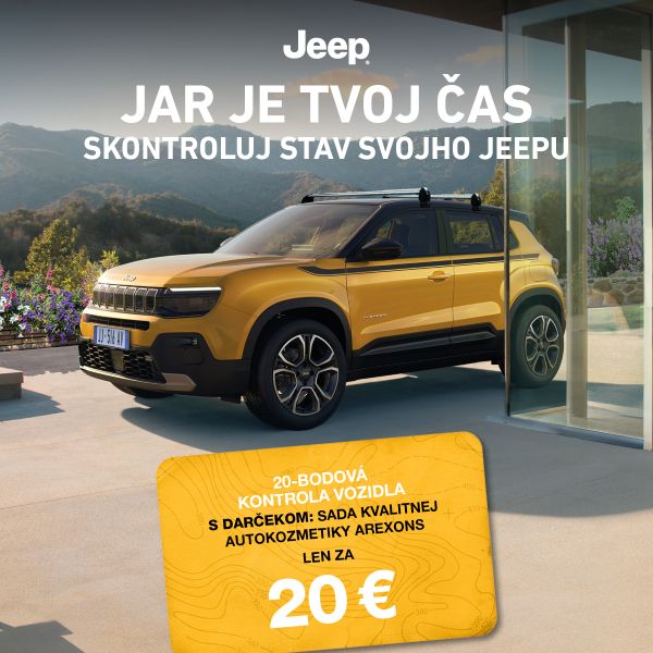 Jarná kontrola vozidla JEEP