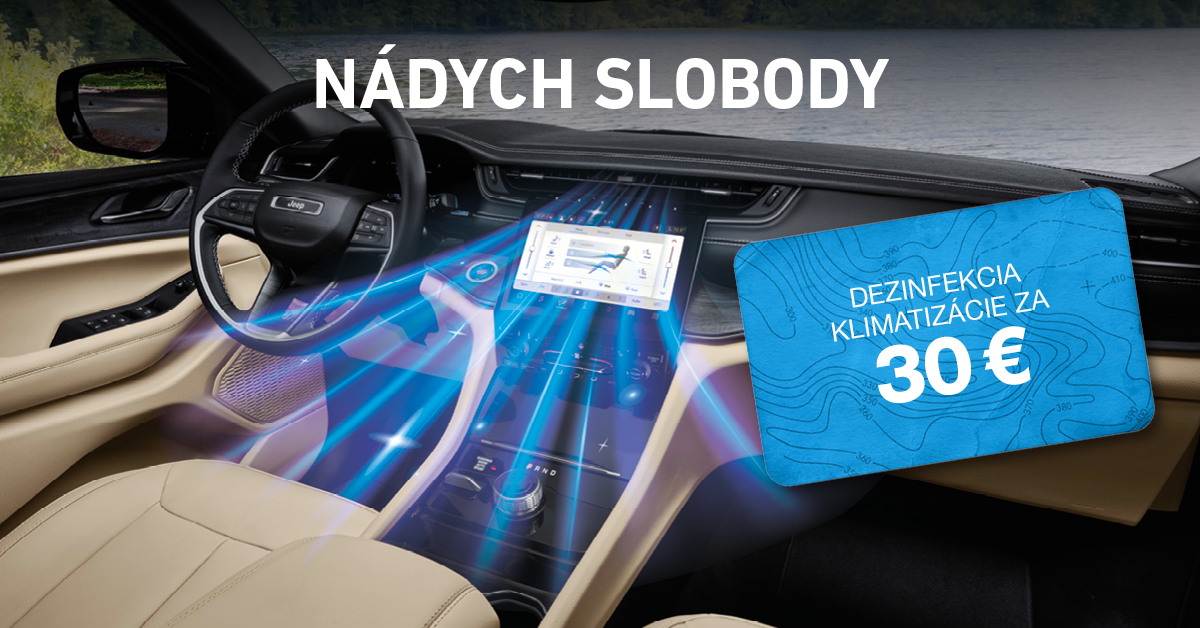 JEEP - Dezinfekcia klimatizácie
